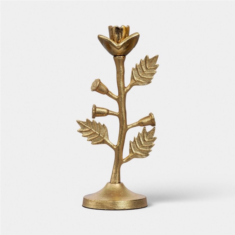 Easter Gold Metal Botanical
Taper Candle Holder - Threshold™